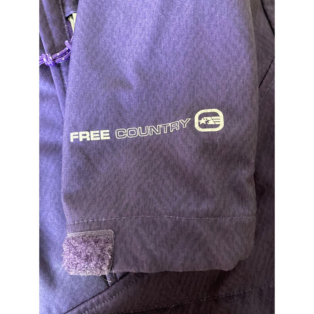 Free Country women's purple soft shell lined mid-weight coat, size small - Picture 9 of 11